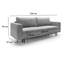 Lorent 3 Seater Corduroy Sofa-734682414