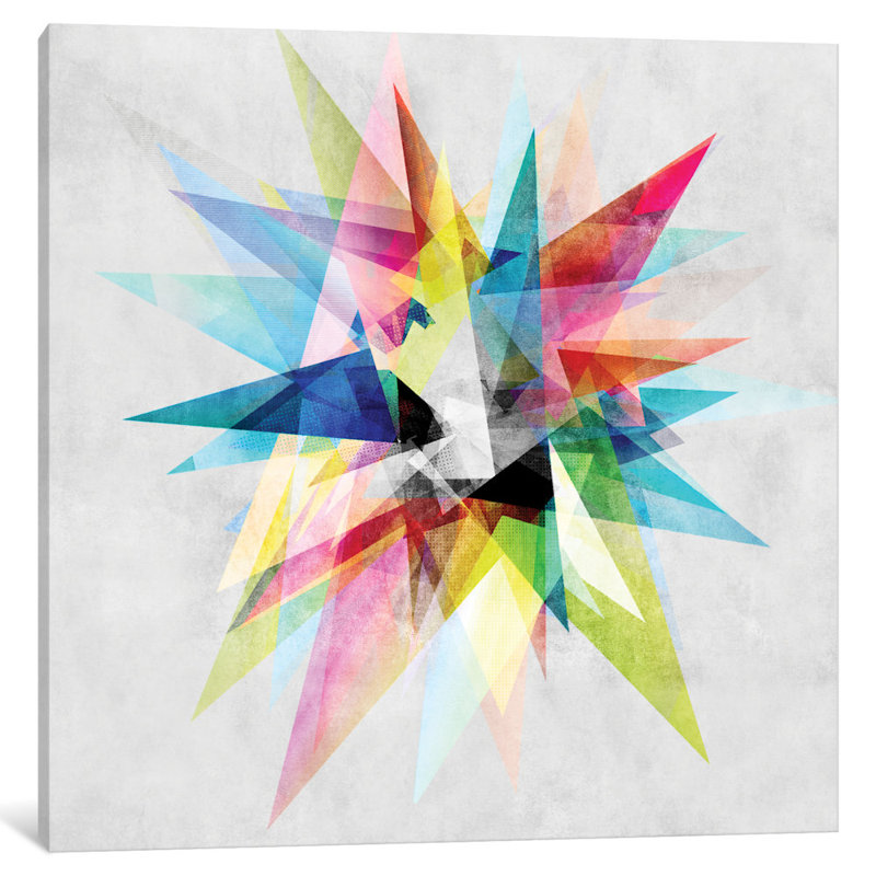 Point. « xz », reproduction d’impression sur toile, H 12 po x l 12 po x P 1,5 po