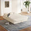 Canapés convertibles, canapé-lit de sol convertible de 75 po | Lit-salon pliable 2 en 1 pour salon et chambre à coucher Studio | Velours côtelé | Beige-123887233