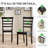 Whitley Solid Wood Dining Chairs - Traditional Rustic Farmhouse Kitchen Style-1174471633