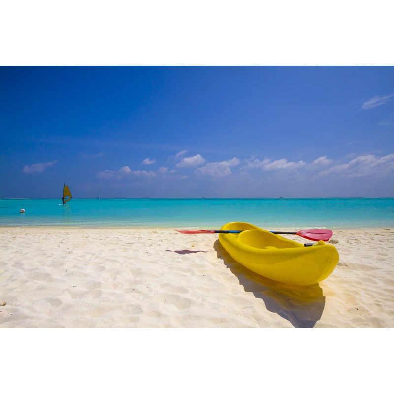 Kayak At Beach by Lightstock - Wrapped Canvas Print, 51 cm H x 76 cm W