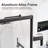 56"-60"W*72" H Semi-Frameless Double Sliding Shower Door, Bypass Shower Door, 1/4" (6Mm) Thick SGCC Tempered Glass Door, Matte Black