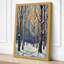 Winter Path Scandinavian - Wrapped Canvas-75094770-75094774
