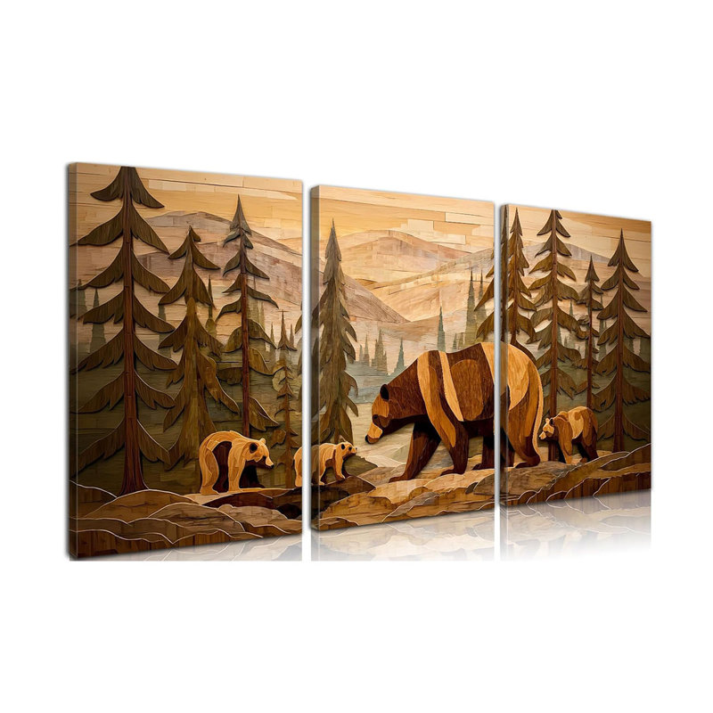 3 Piece Wrapped Canvas Print