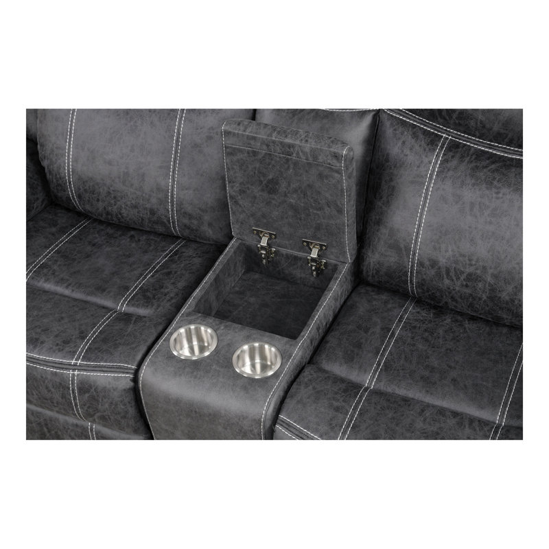 Causeuse en microfibre Zubaida