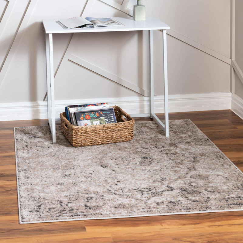 Cantrell Oriental Indoor Rug, Square 5'3"