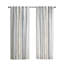 Panneau de rideau simple en chenille touffetée à rayures 100% coton Imani 50 x 95 po Imani-1521068879-1522508555
