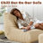 Bean Bag Chair with Ottoman Lazy Floor Sofa Couch for Adults and Kids, Fireside Chair with Ergonomic Design, Memory Foam Lounge Chair for Living Room Bedroom, Office-12191137