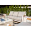 Ensemble de conversation pour 5 personnes avec coussins Sunbrella Santorini