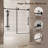 Matte Black Frameless Tempered Glass Shower Door 56-60"W x 60"H 6mm Clear Explosion Proof Film Stainless Steel Handle