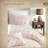 Premium Cotton Bedding Sets, Pink Jacquard Pom Pom Style, Cozy Home Décor