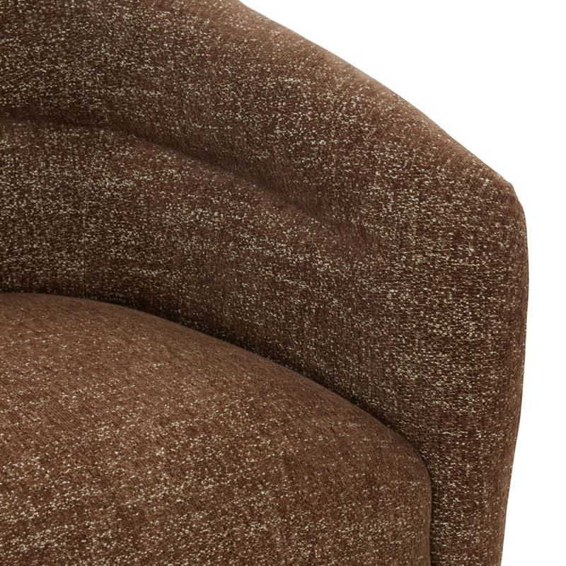 Chaise pivotante Kellybryn, Marron foncé