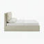 Roselane Upholstered Fabric Ottoman Bed Frame - Pillow Headboard Design        -1833108605-1833108601