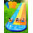 22.5FT Triple Water Slide with 3 BodyBoards