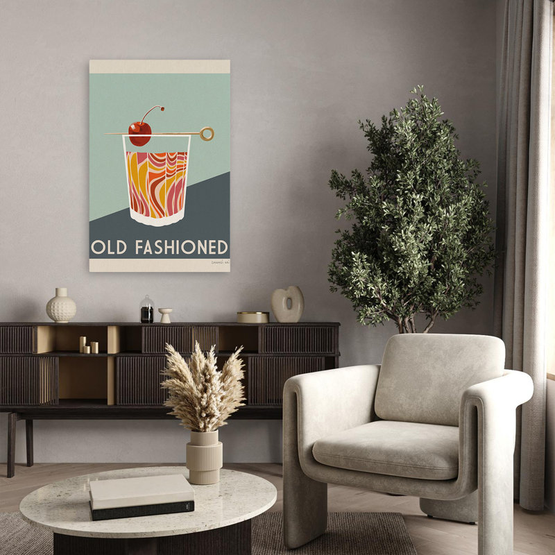 Affiche de cocktail Mid-Century moderne IV, H 36 po x l 24 po