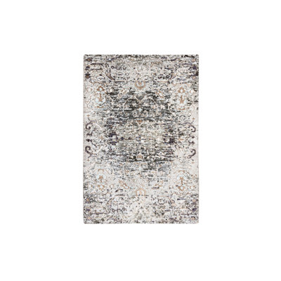 Tapis farsian transitionnel en soie noué à la main gris 2 pi 1 po x 3 pi 71BBB30340794A09ADBAFC4173070488
