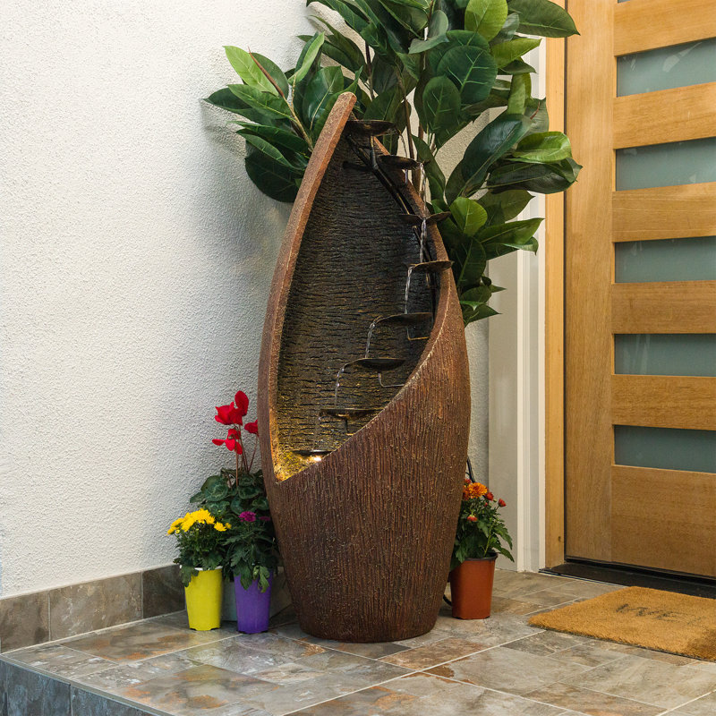 Fiberglass Fountain with Light