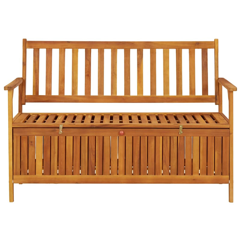 Boîte de rangement pour terrasse Cotswald, 33.1" H x 47.2" W x 24.8" D, Brown