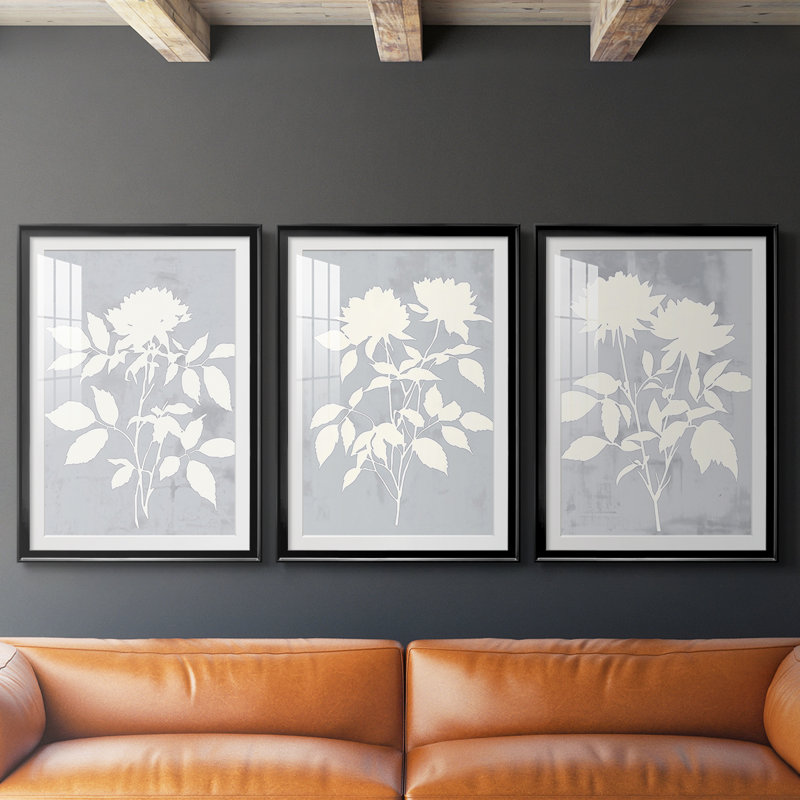 NAUTICAL Series CX - Impression encadrée sur mesure de qualité supérieure - 3 pièces, H 19 po x l 27 po, Noir