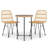 Akesha 2 - Person Patio Dining Set with Round Table-1339640022