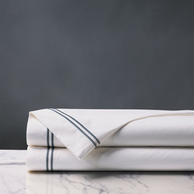 Enzo 100% Cotton Percale Flat Sheet