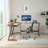 VillaGrove L-Shaped Metal Base Computer Desk-69236592