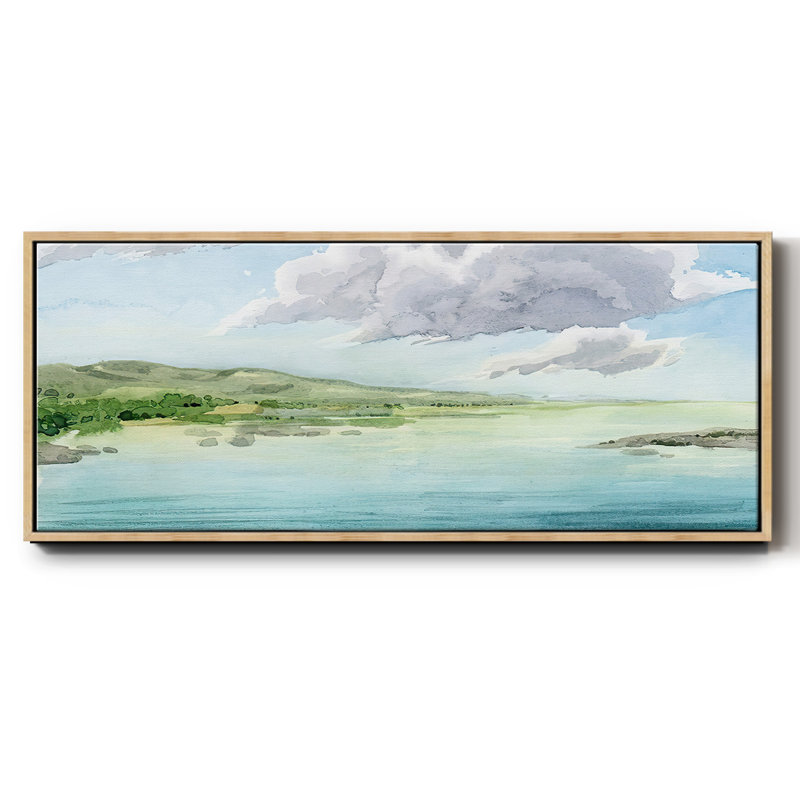 Clear Lagoon II- Framed Canvas