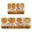 Orange/Black Welcome Carrots and Bunnies