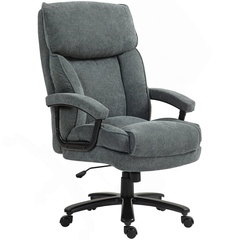 Big and Tall Office Chair, Up to 450 lbs. Heavy DuHigh Back Desk Chair with Swivel Wheels, Executive Computer Chair for Heavy People