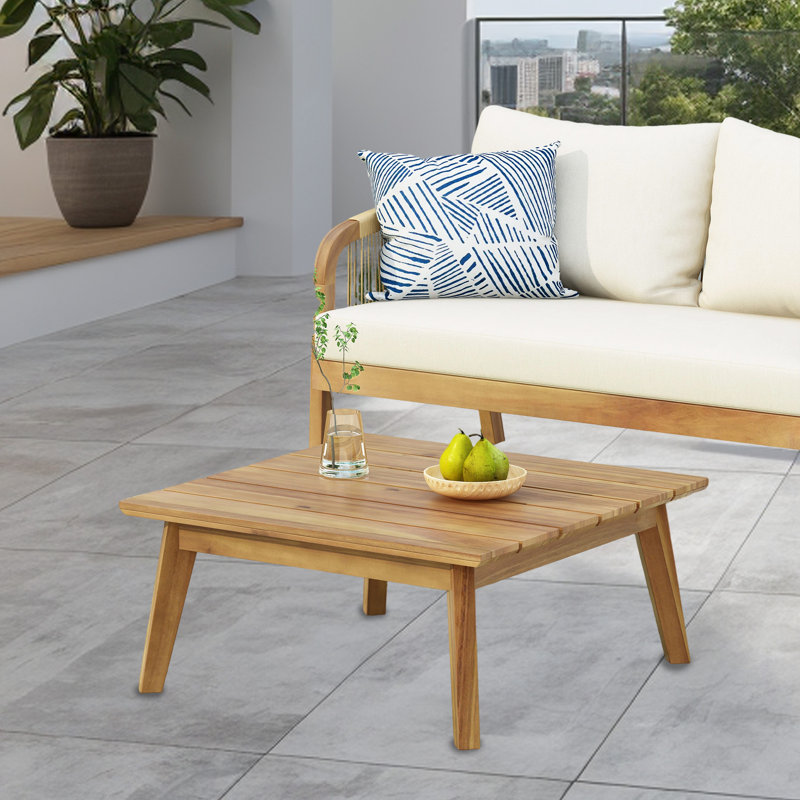 Table basse en bois d'acacia Crowne