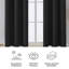 My Home Store Ultra-Soft Blackout Curtains Enguerran with Eyelets and Tie Backs-503787029-503787041