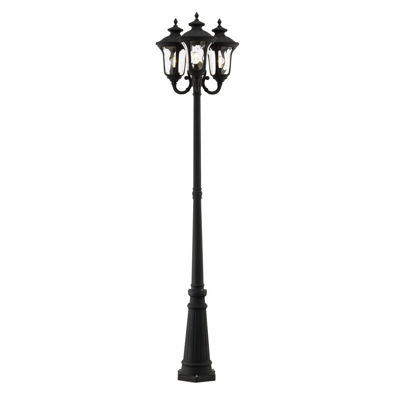 Allal Lamp Post (Full), Textured Black