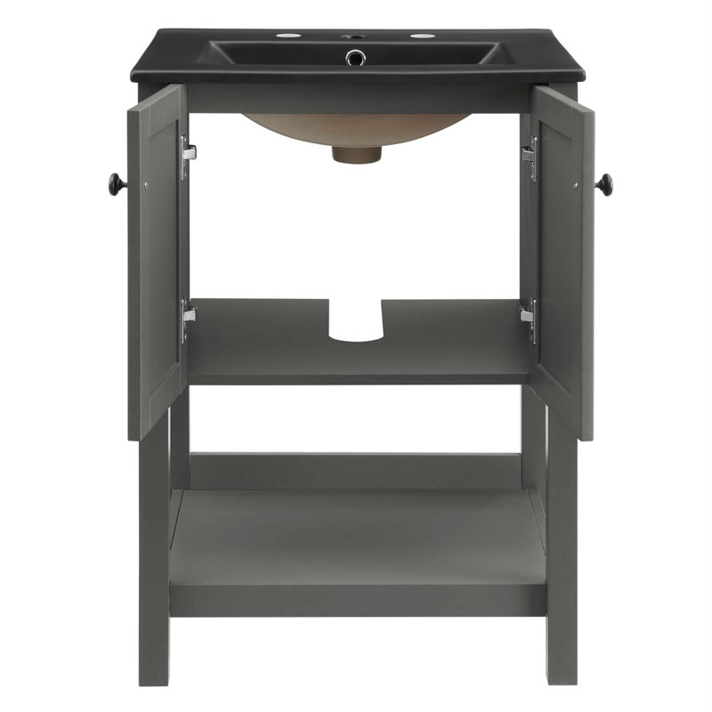 Modway Steam 24" Bathroom Vanity, Gray