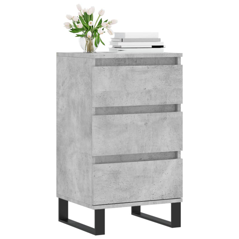 Janey End Table, Concrete Grey