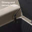 Polyester Upholstered Storage Bench-562783959