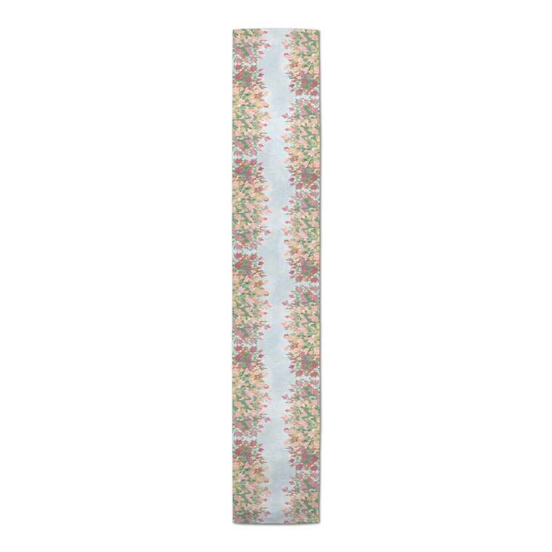 Chemin de table floral Sanem, 90 po x 16 po