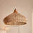 1-Light Rattan Lighting Fixture Handmade-899361881