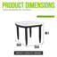 Table d'appoint arquée Modern Modern Elegance
