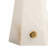 Geometric Alabaster Stone Table Lamp for Living Room Use - Modern Glam Small Accent Table Lamp for Bedroom, Bedside or Desk Lighting - 26", White & Gold