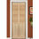 Porte pliante en deux en bois à persiennes Radiata