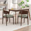 Chaise d'appoint rembourrée en bois massif-703115067