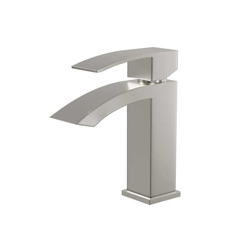 Single-handle Bathroom Faucet, Brushed Nickel
