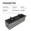 Meuble-lavabo flottant avec lavabo-1355879349