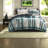 Complete Twin Bedding Sets, Microfiber Plaid Comfort, Modern Home Style