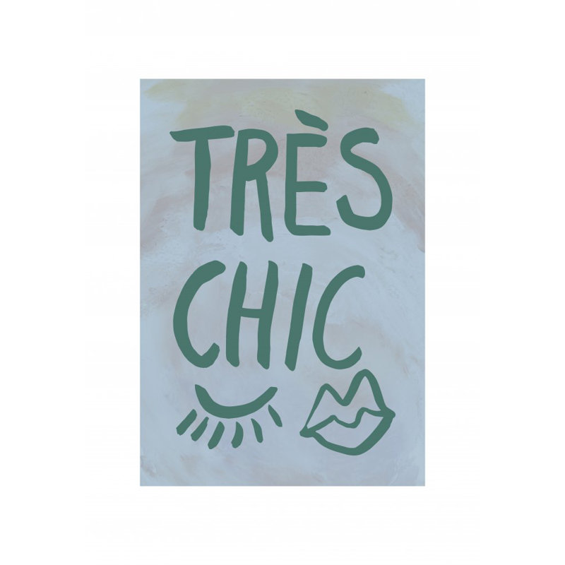 TrAus Chic Frame, Blue, 76.2 cm H x 50.8 cm W