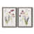 Toile avec cadre gris