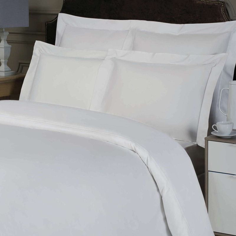 Rhapsody Fitted Sheet, White, King