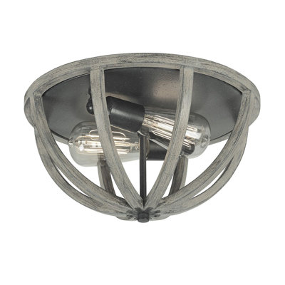 Jeanette Wood Flush Mount