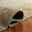 Oushak Oriental Hand-Knotted Wool Dark Green/Light Area Rug-556422858
