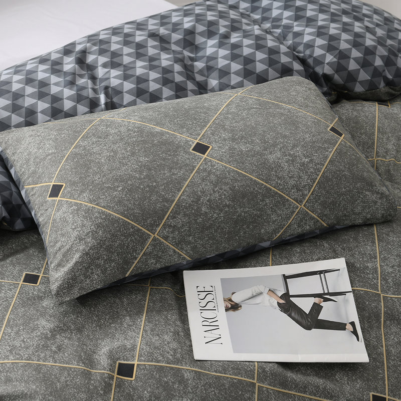 Capela Jersey Knit Geometric Shapes Duvet Cover
